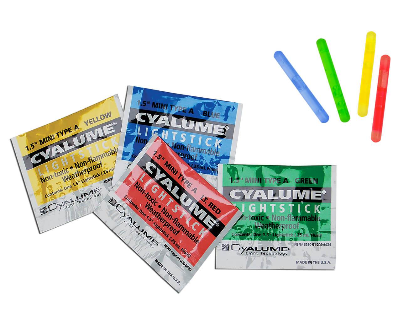 20 Cyalume Chemlight Blu - Luce Chimica Tattica British Army 8 Ore - Sigillate Nuove