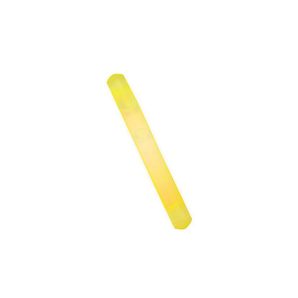 6 Inch Slim Glow Sticks Yellow 50 Pack