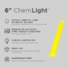 6 Inch Yellow ChemLight – Specs
