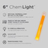 6 Inch Orange ChemLight – Specs