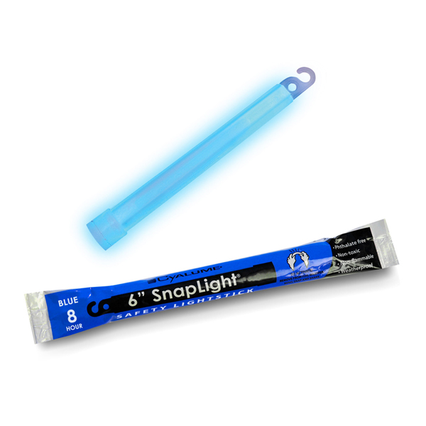 6 Inch Blue Glow Stick – 10 Pack