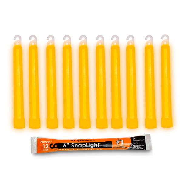 2 x White Round Cyalume Chemlight GlowLight Snaplight Sticks To Most Surfaces