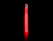 6 Inch Red ChemLight -- Glowing Cyalume Light Stick